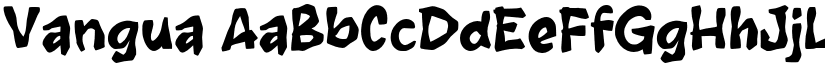 Vangua font