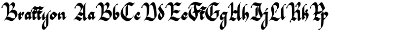 Braffyon font