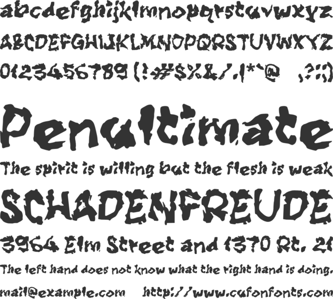 Valleo Valley font preview