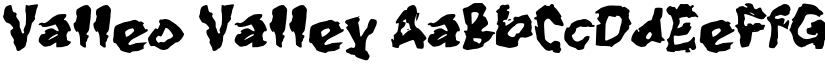Valleo Valley font