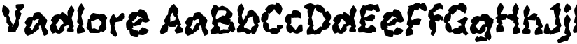 Vadlore font