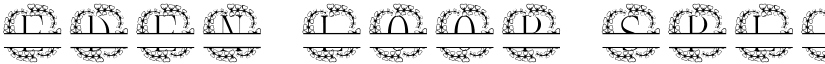 Eden Loop Split Monogram font