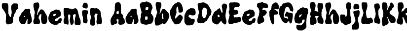 Vahemin font