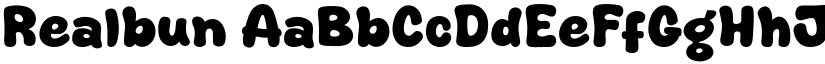 Realbun font