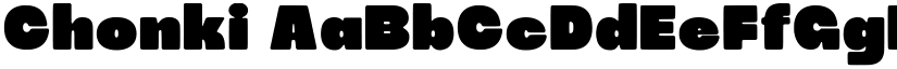 Chonki font