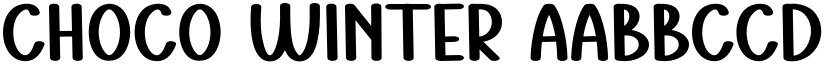 Choco Winter font