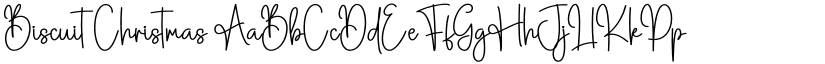 Biscuit Christmas font