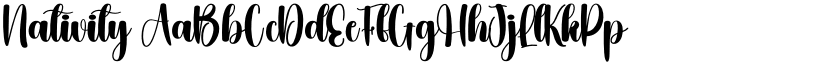 Nativity font