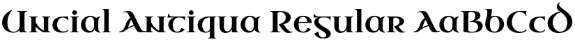 Uncial Antiqua Regular font