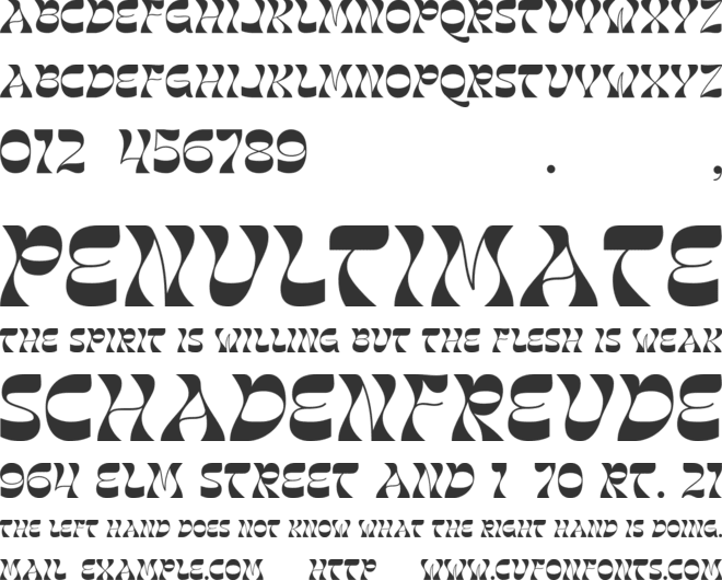 Minsky font preview