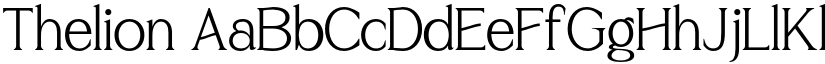 Thelion font