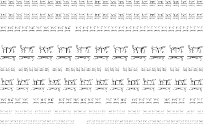 Ivy Whisper Split Monogram font preview