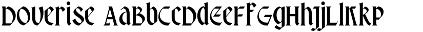 Doverise font