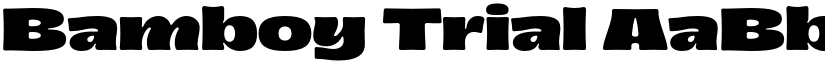 Bamboy Trial font