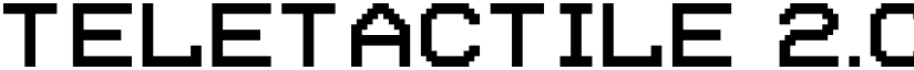 Teletactile font download