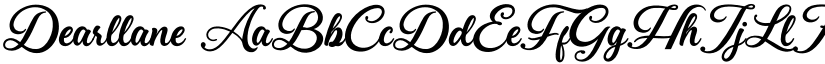 Dearllane font
