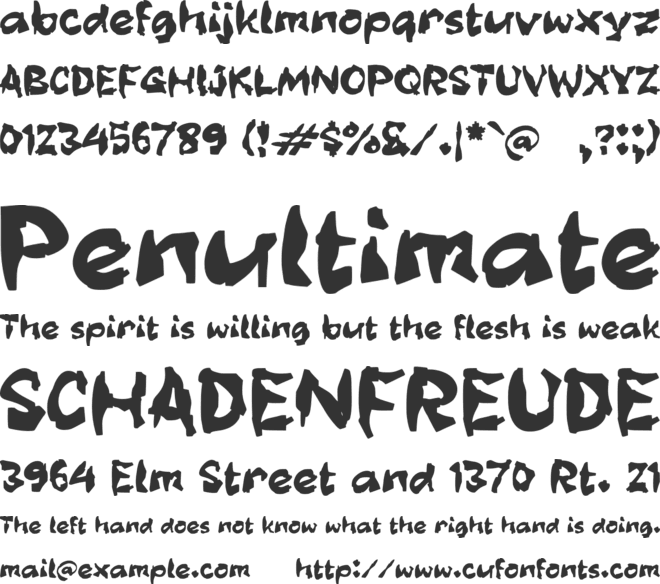 Vabekyo font preview