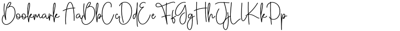 Bookmark font