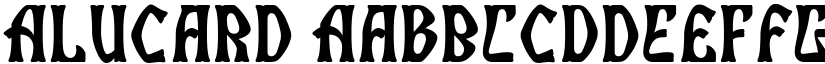 Alucard font