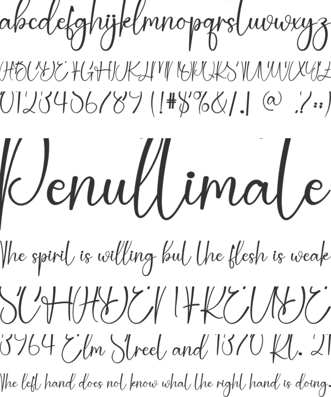 Brittany font preview