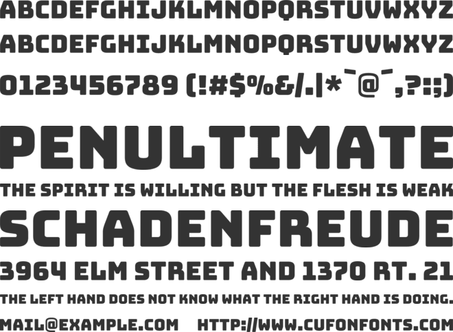 Bungee Spice font preview