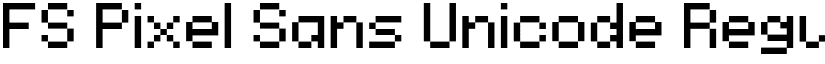 FS Pixel Sans Unicode Regular font