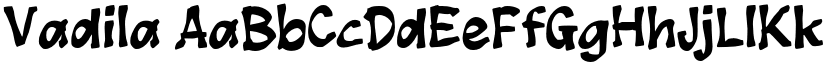 Vadila font