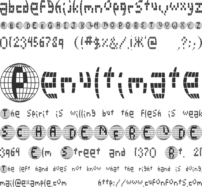 Disco 2000 font preview