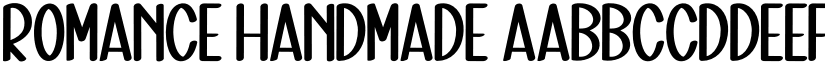 Romance Handmade font