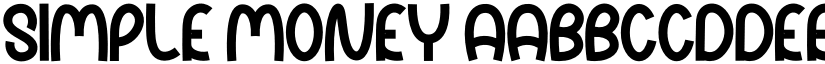 Simple Money font