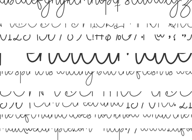 Wonderful Handmade font preview
