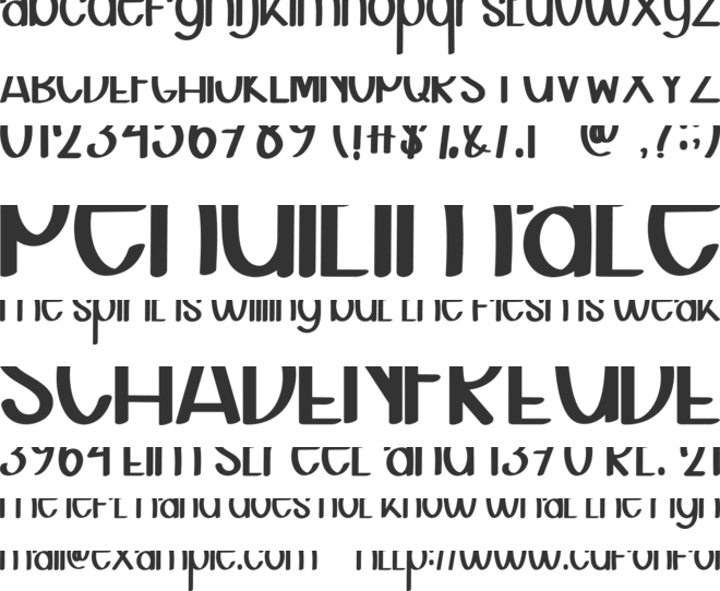 Daisy School font preview