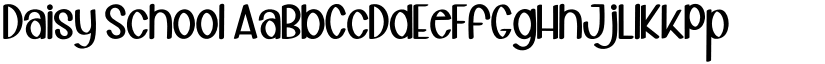 Daisy School font