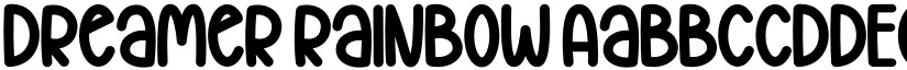 Dreamer Rainbow font