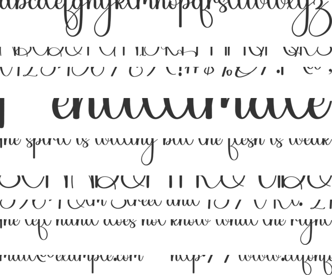 Together Alphabet font preview