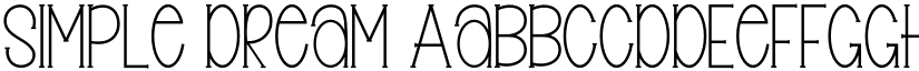 Simple Dream font