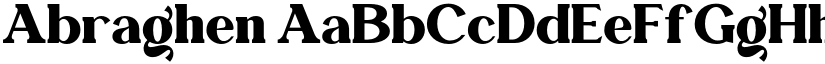 Abraghen font