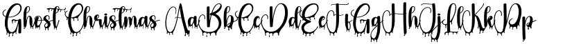 Ghost Christmas font