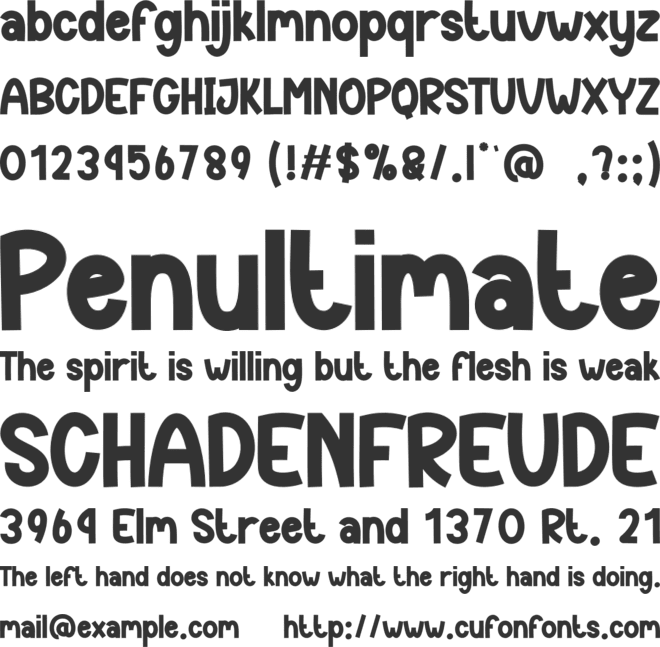 Candles Christmas font preview