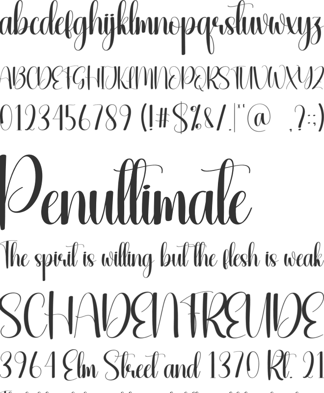Becareful font preview