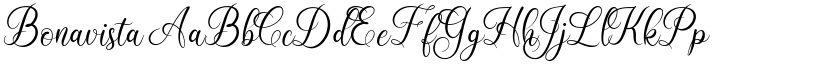 Bonavista font