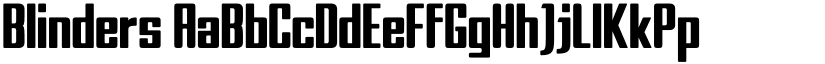 Blinders font