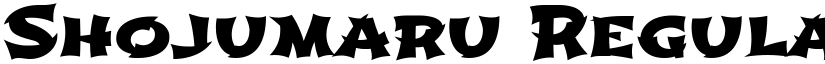 Shojumaru Regular font