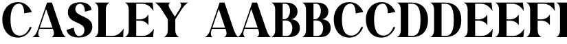 Casley font