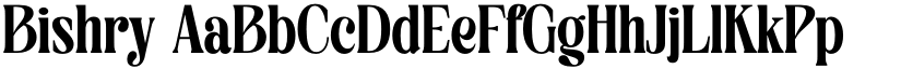Bishry font