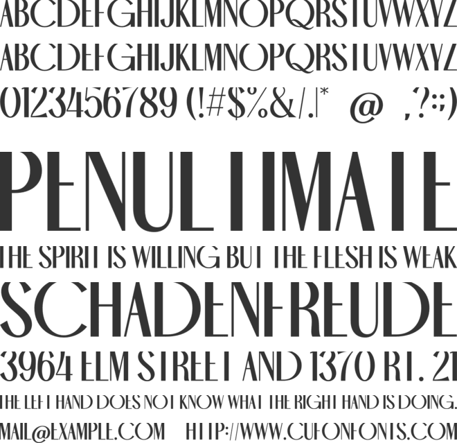 Charlie Brown font preview