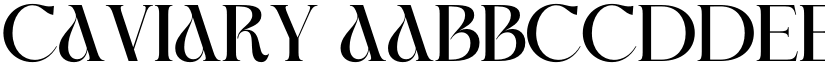 Caviary font