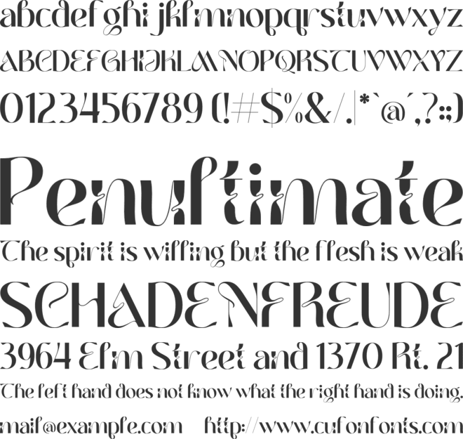 Brothers Typeface font preview