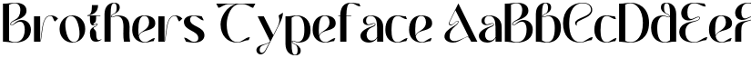 Brothers Typeface font