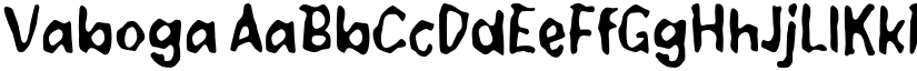 Vaboga font